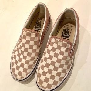 Checkerboard Van Slipons